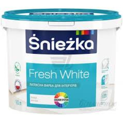 Фарба В\Е Sniezka Fresh White матова 14 кг (10 л)