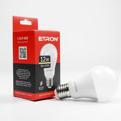 Світлодіодна лампа Etron Light Power 1-ELP-005 A60 12W 3000K E27