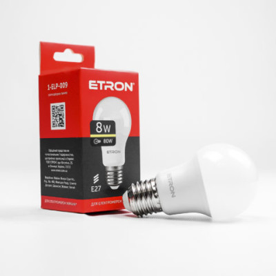 Світлодіодна лампа Etron Light Power 1-ELP-009 A55 8W 3000K E27