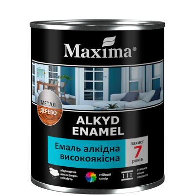 Емаль Maxima 2,3 кг червона