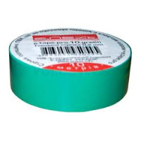 Ізолента E.TAPE.PRO 10 зелена з самозатухаюч. ПВХ 10 м