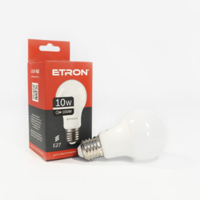 Світлодіодна лампа Etron Light Power 1-ELP-008 A60 10W 4200K E27