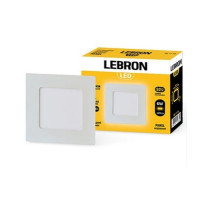 Світильник Lebron LED L-PS-641, 6W, вб-ний, 4100K, з блоком живлення.