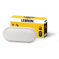 Світильник Lebron LED L-WLO-S, 8W, овал, 4100K, 720Lm, ІР54, СВЧ д.р.