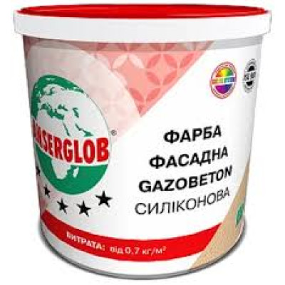 Фарба Anserglob структурна СИЛІКОНОВА GAZOBETON  28 кг