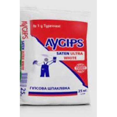 Шпаклівкa AYGips Saten Ultra WHITE 25кг