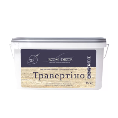 Декоративна штукатурка "Травертіно" 15кг ІРКОМ