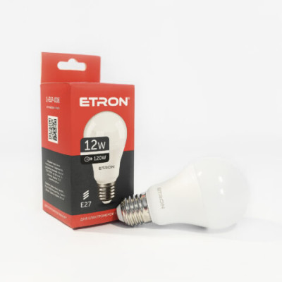 Світлодіодна лампа Etron Light Power 1-ELP-006 A60 12W 4200K E27