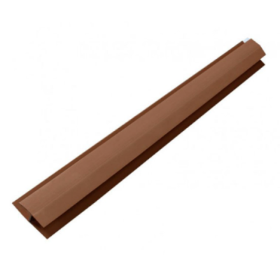 Профіль ПВХ L-подібний 5-8мм шоколадний Терпол