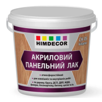 Лак СК-05 акриловий на водній основі панельний напівматовий 0,9 л
