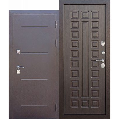 Двері вхідні Tarimus 7,5 см Грац Муар/Венге Царга 2050x960мм праві