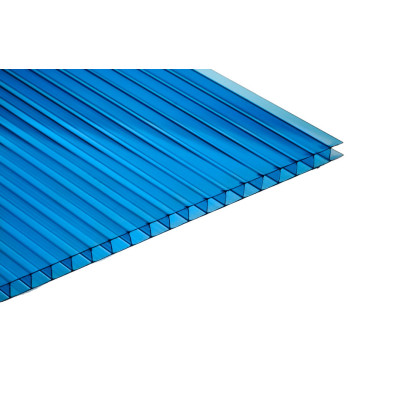 POLIGAL Полікарбонат 6 мм синій (2,10*6,00м-12,6м²)