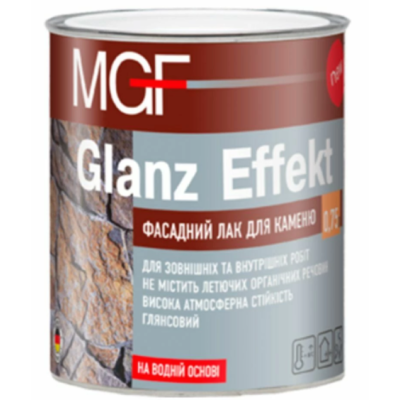 Лак MGF Glanz Effekt по камню 0,75 л