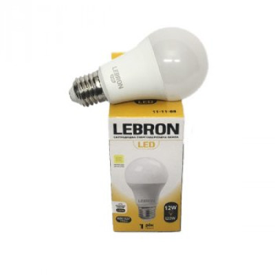 Світлодіодна лампа Lebron L-A70, 15W, Е27, 6500K, 1350Lm