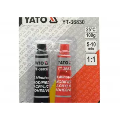 Клей 2-компонентний акриловий YATO 2*10 грам