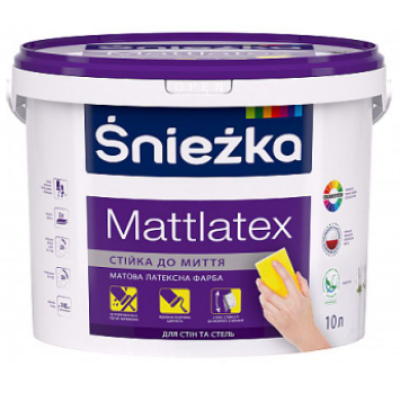 Фарба В\Е Sniezka Max Latex BRILLIIANT 14кг (10л)