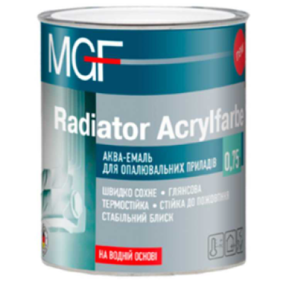 Акваемаль MGF Radiator Acrylfarbe для опал. пристроїв 2,5 л