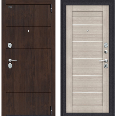 Двері вхідні Porta S-3 Almon 28WP/Cappuccino Veralinga 98*2050 Пр